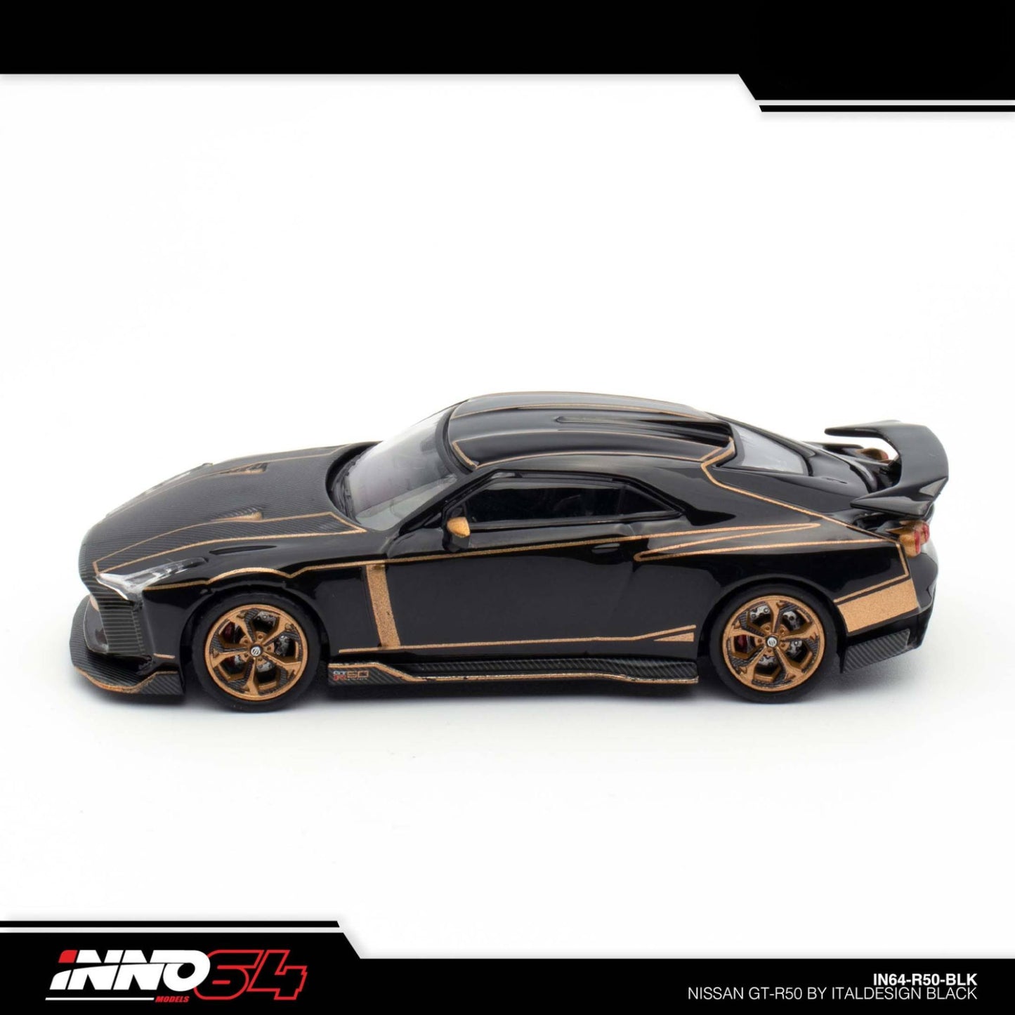 INNO64 - Nissan GT-R50 by ITALDESIGN Black - IN64-R50-BLK