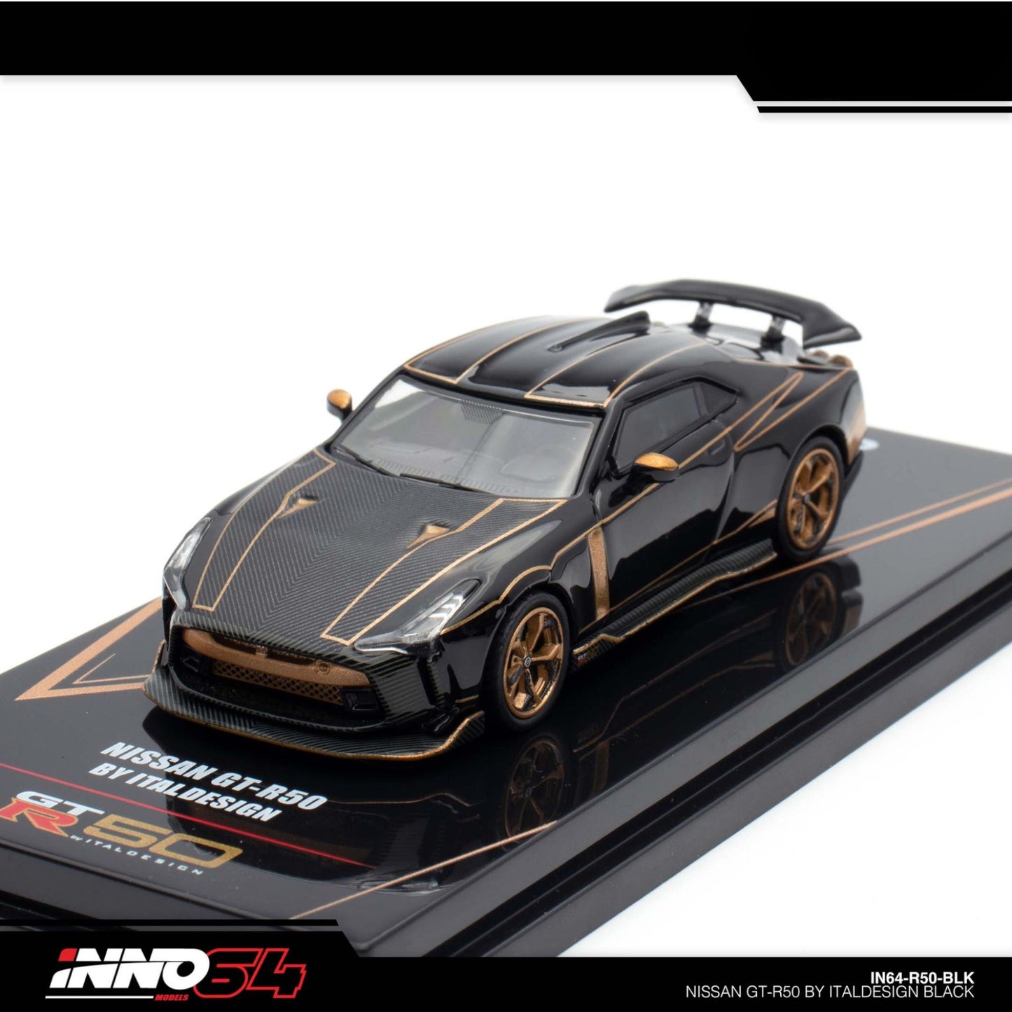 INNO64 - Nissan GT-R50 by ITALDESIGN Black - IN64-R50-BLK
