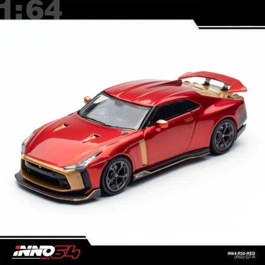INNO64 - Pre-Order - Nissan R50 GT-R By Italsedign - IN64-R50-RED