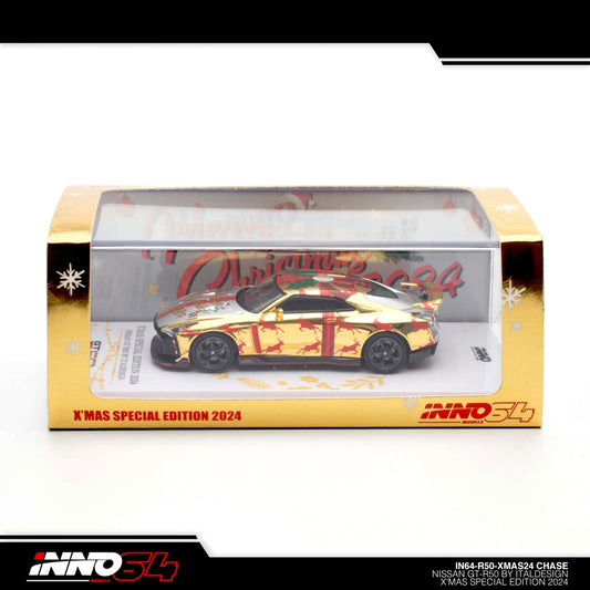 INNO64 - Nissan GT-R50 *XMAS 2024* Edition - IN64-R50-XMAS24 - Chase Car