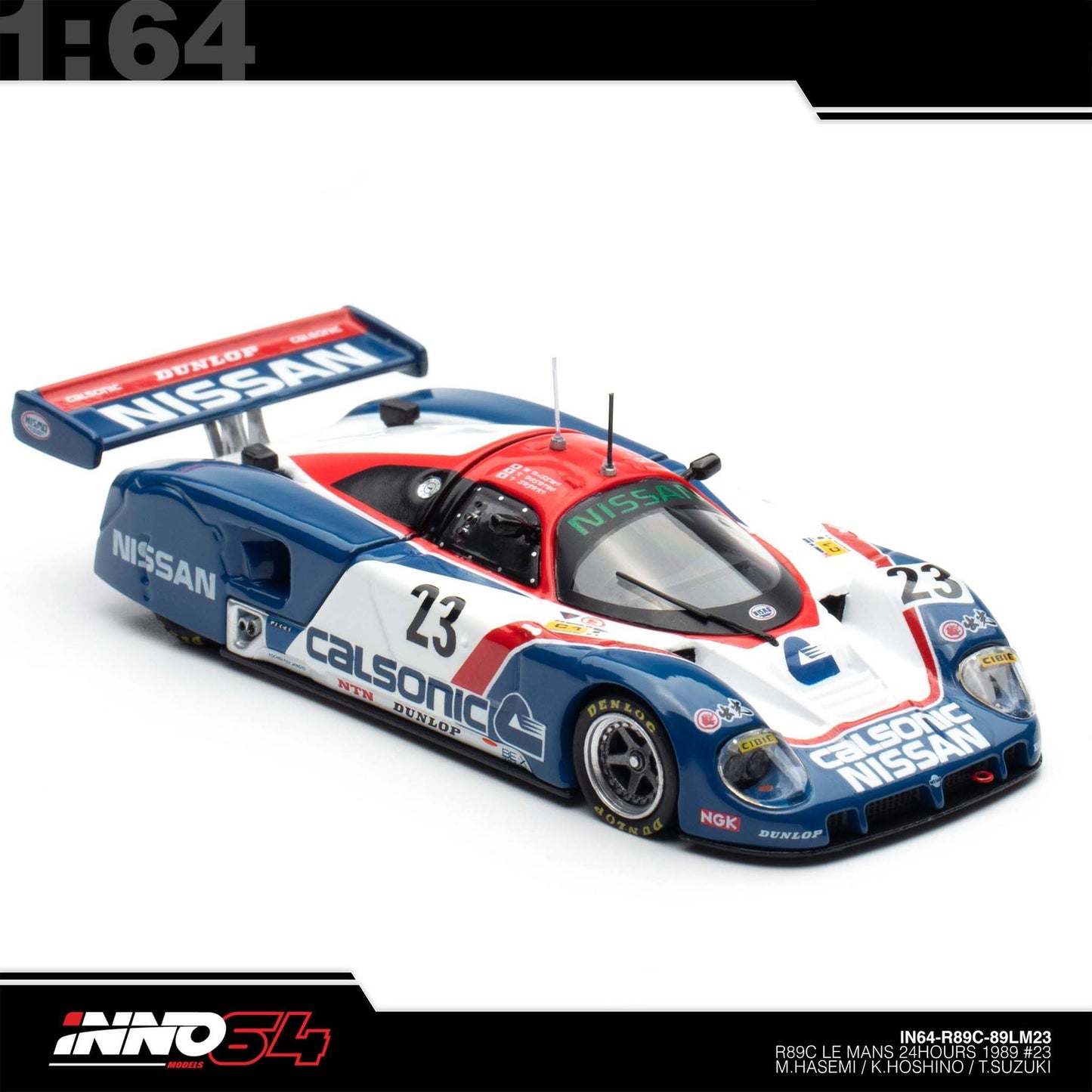INNO64 - Pre-Order - NISSAN R89C LE MANS 1989 No23 - IN64-R89C-89LM23