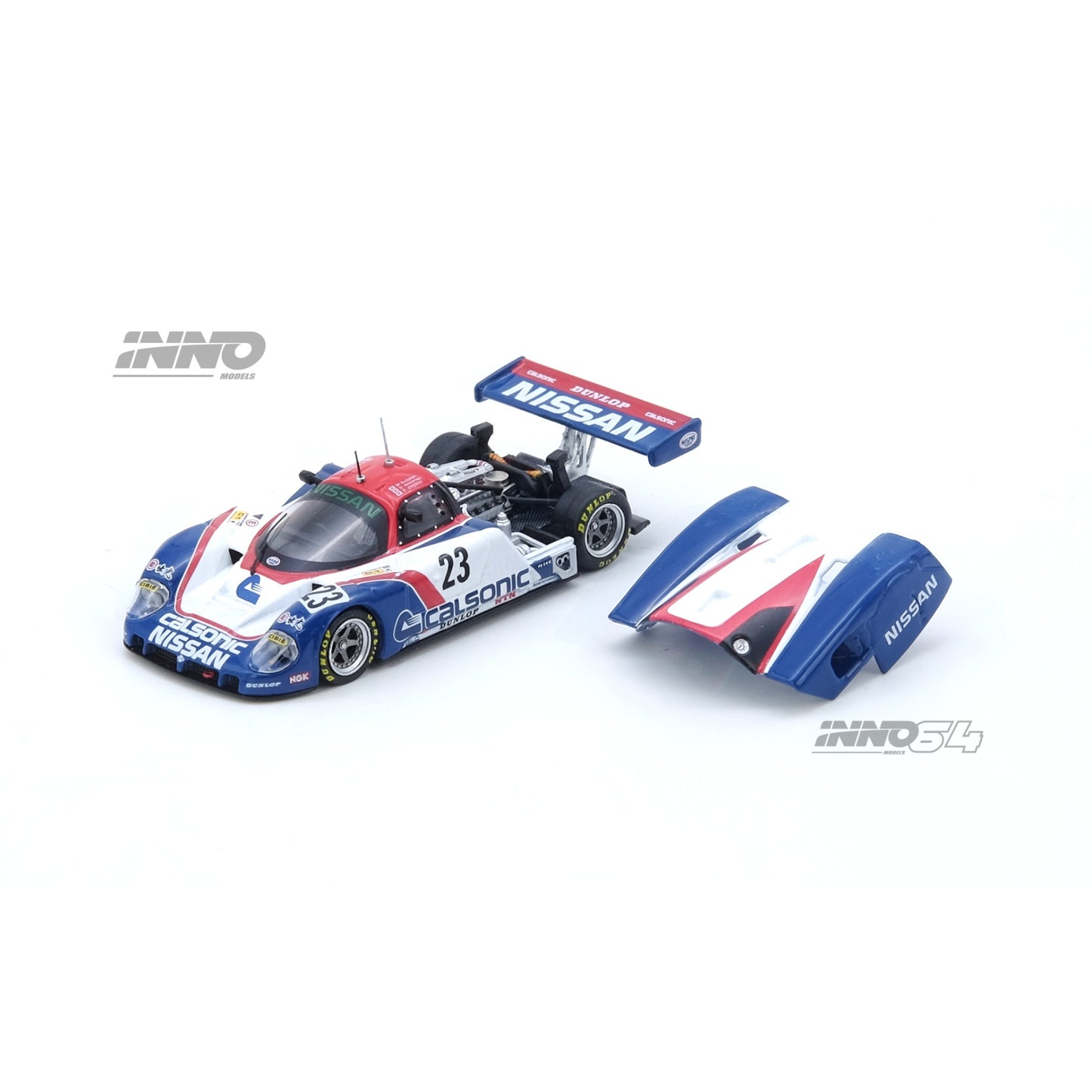 INNO64 - Pre-Order - NISSAN R89C LE MANS 1989 No23 - IN64-R89C-89LM23