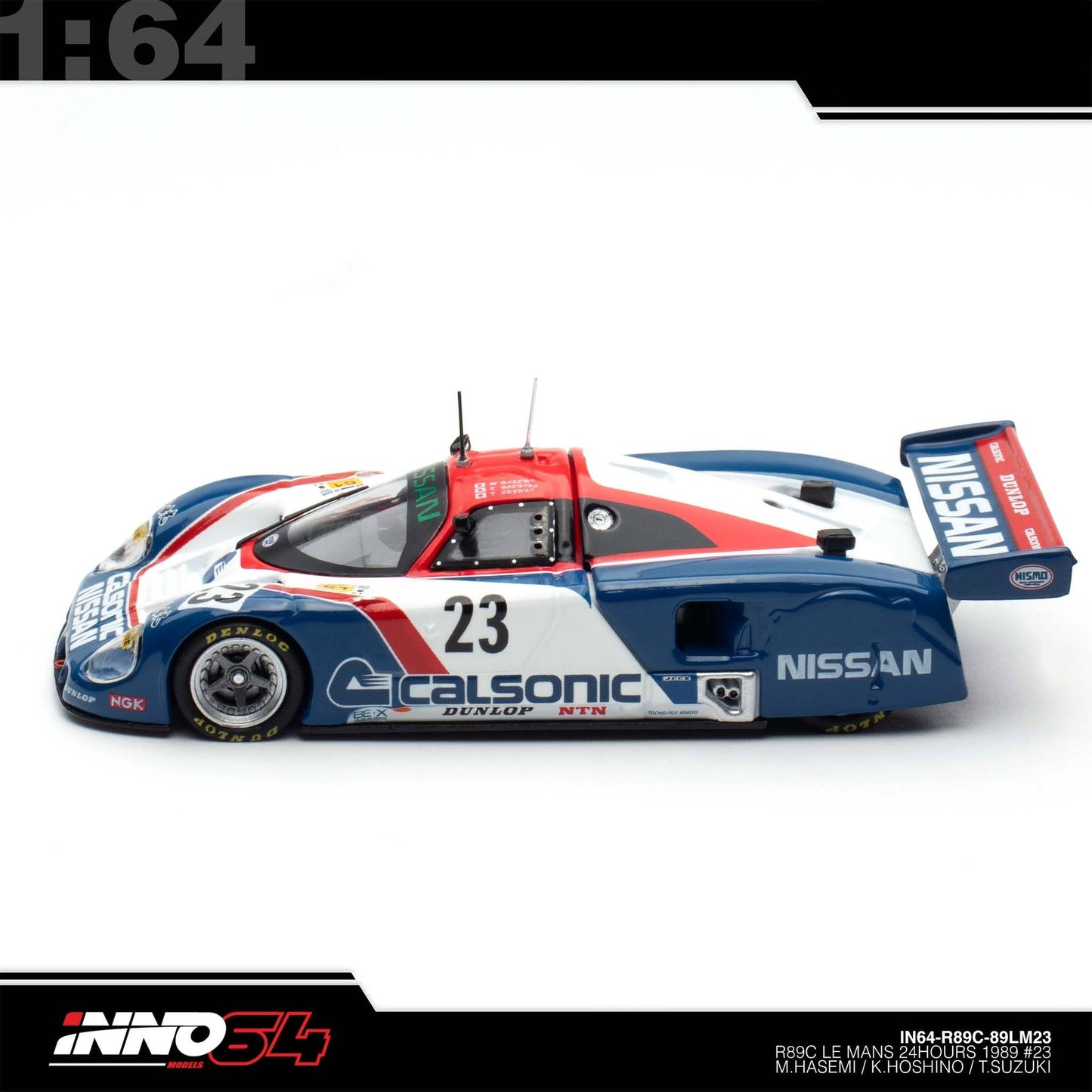 INNO64 - Pre-Order - NISSAN R89C LE MANS 1989 No23 - IN64-R89C-89LM23