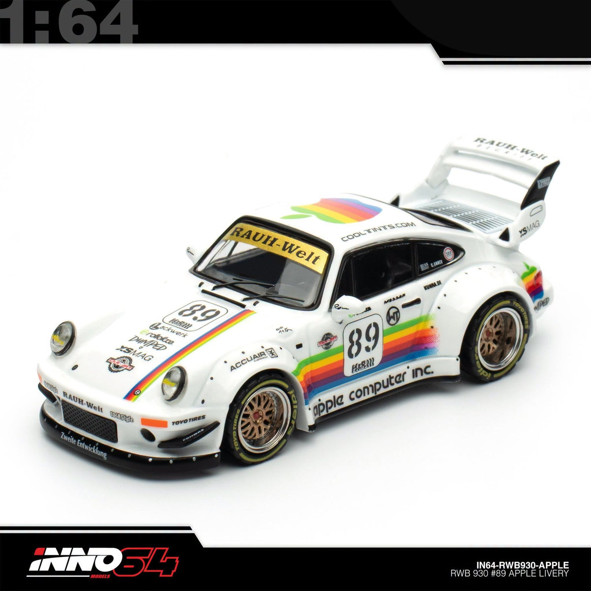 INNO64 - Pre-Order - RWB 930 #89 Apple Livery - IN64-RWB930-APPLE