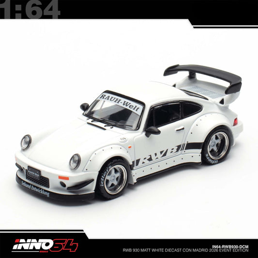 INNO64 - RWB 930 Rauh-Welt - Diecast Con 2026 Madrid - IN64-RWB930-DCM