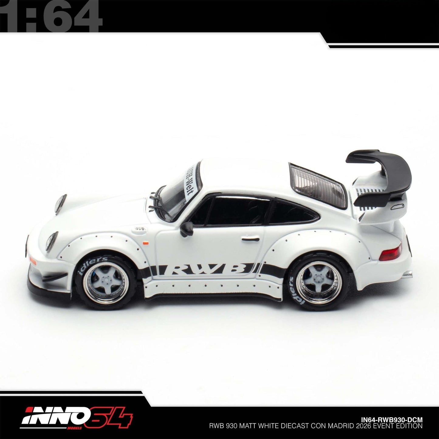 INNO64 - RWB 930 Rauh-Welt - Diecast Con 2026 Madrid - IN64-RWB930-DCM