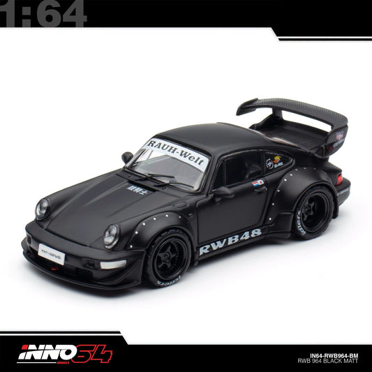 INNO64 - Pre-Order - RWB 964 Black Matt - IN64-RWB964-BM