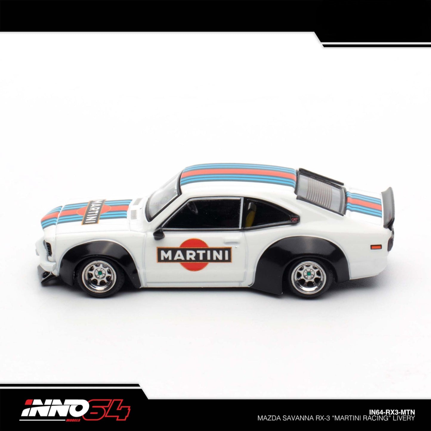 INNO64 - MAZDA SAVANNA RX3 "MARTINI RACING" Livery - IN64-RX3-MTN