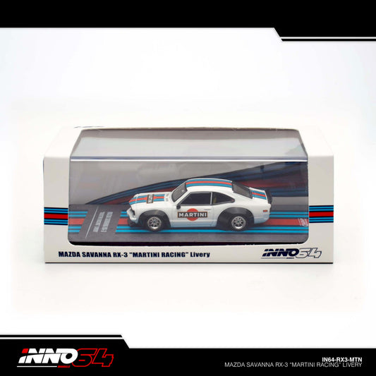 INNO64 - MAZDA SAVANNA RX3 "MARTINI RACING" Livery - IN64-RX3-MTN