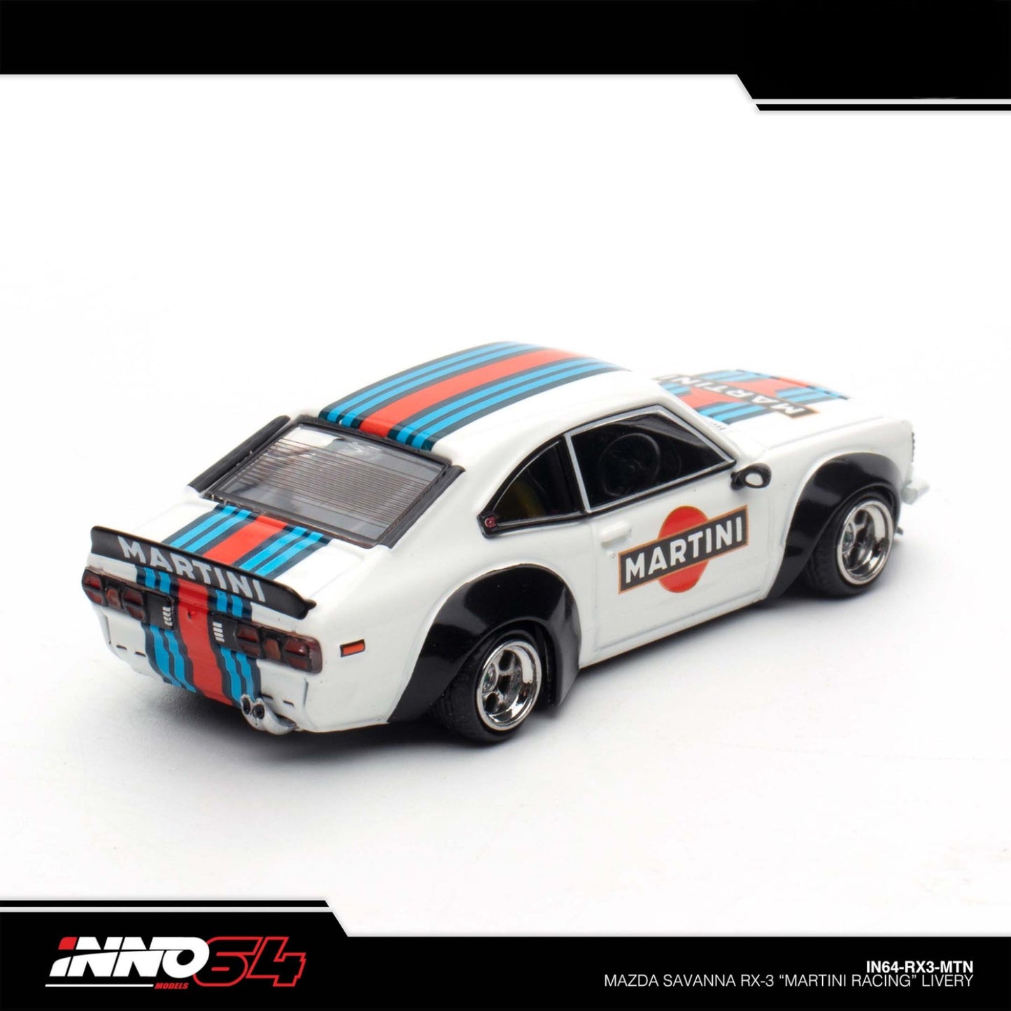 INNO64 - MAZDA SAVANNA RX3 "MARTINI RACING" Livery - IN64-RX3-MTN