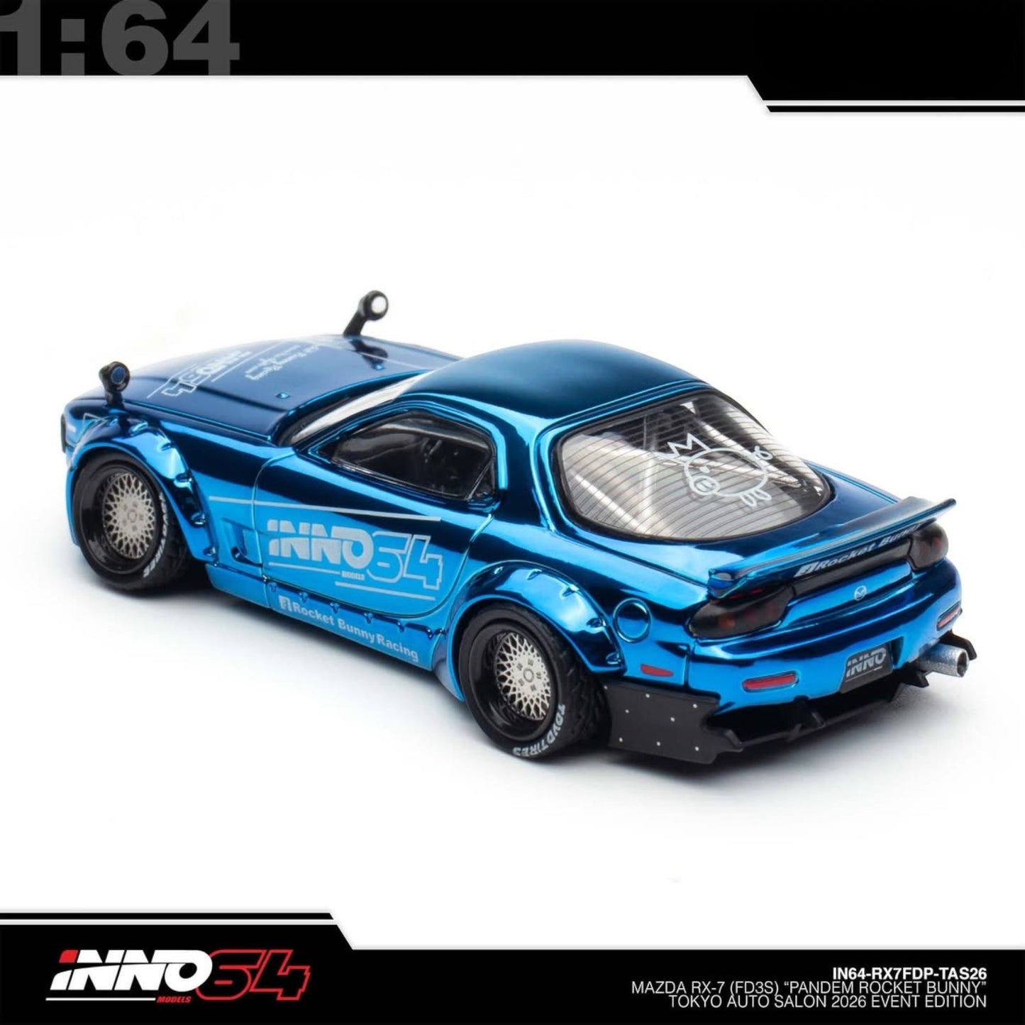 INNO64 - Pre-Order - Mazda RX-7 (FD3S) "Pandem Rocket Bunny" - Tokyo Auto Salon 2026