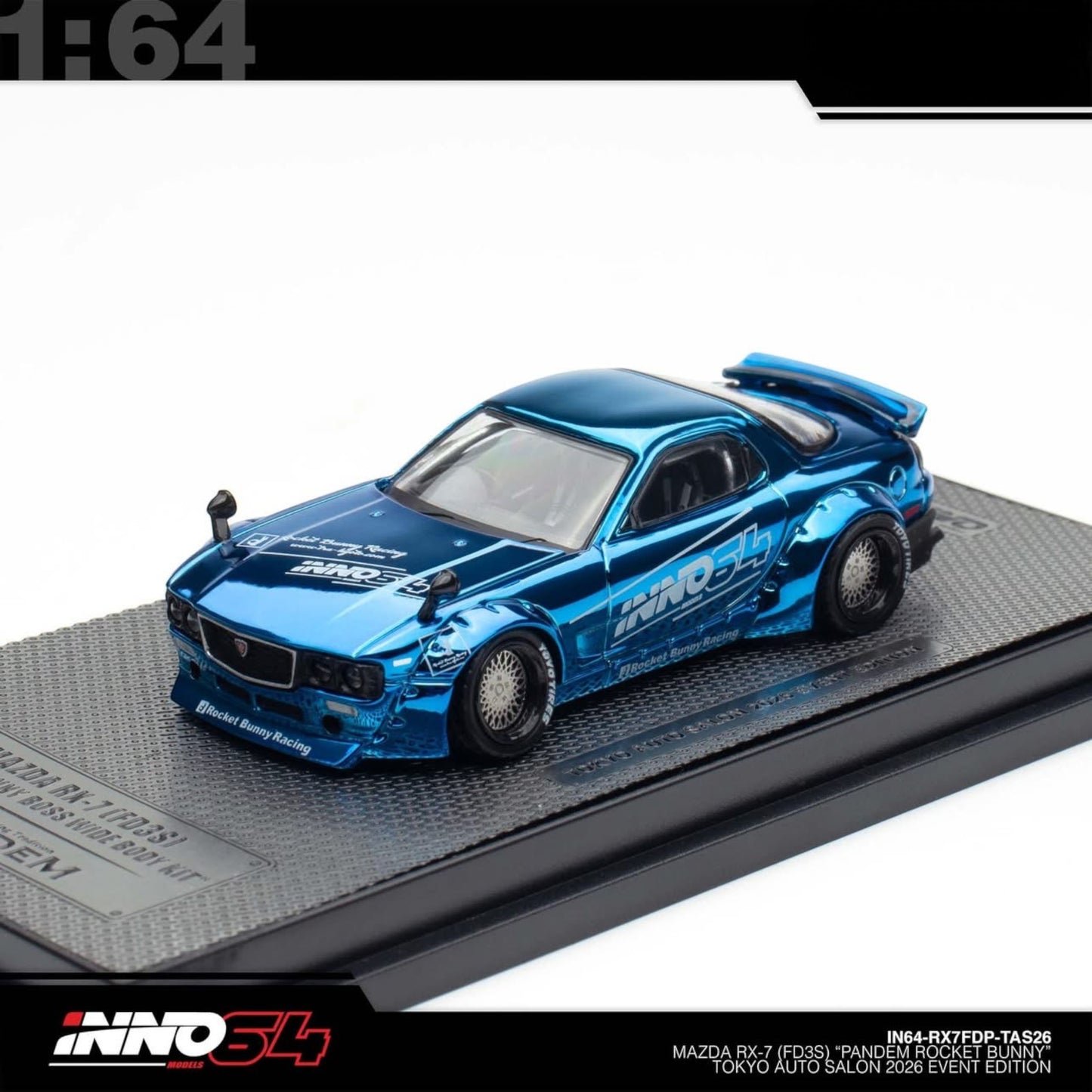 INNO64 - Pre-Order - Mazda RX-7 (FD3S) "Pandem Rocket Bunny" - Tokyo Auto Salon 2026