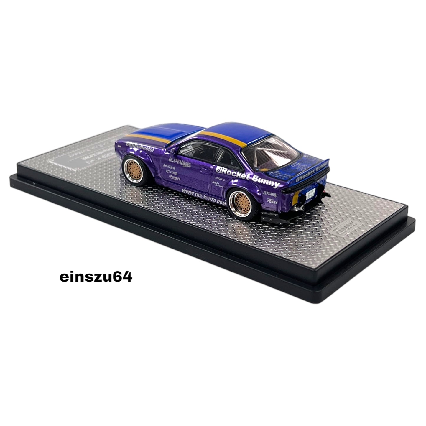 INNO64 - Nissan Silvia S14 *Rocket Bunny Boss* Tomonori Idekawa, blue/purple - 1:64 - IN64-S14B-TOMOSAN