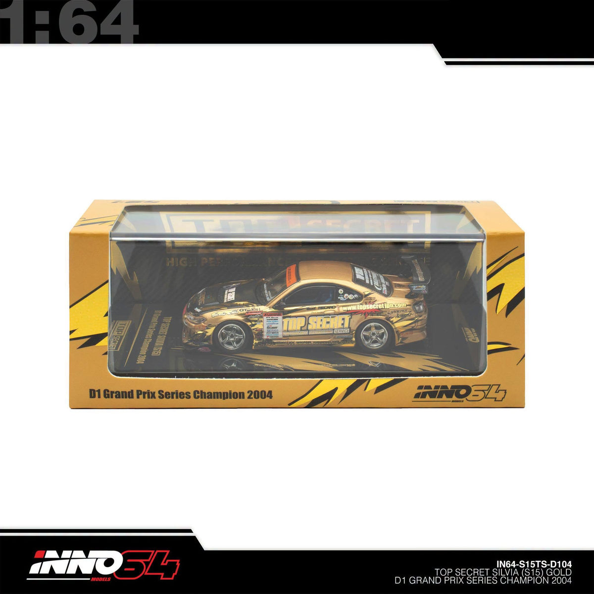 INNO64 - TOP SECRET Silvia (S15) D1GP, Gold  - IN64-S15TS-D104