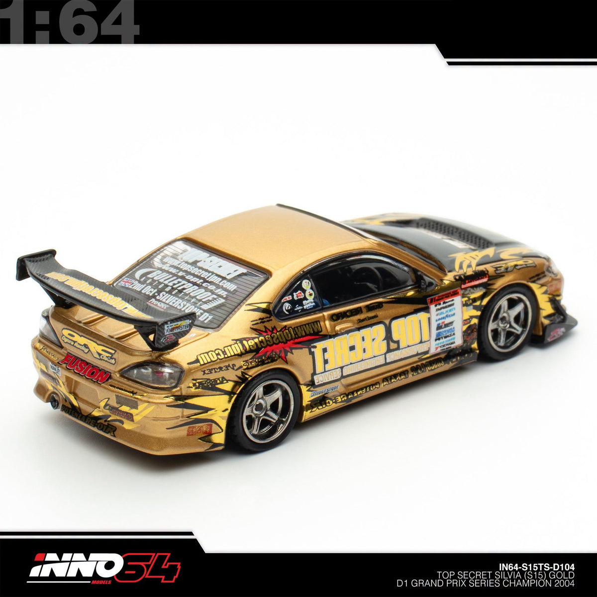 INNO64 - TOP SECRET Silvia (S15) D1GP, Gold  - IN64-S15TS-D104