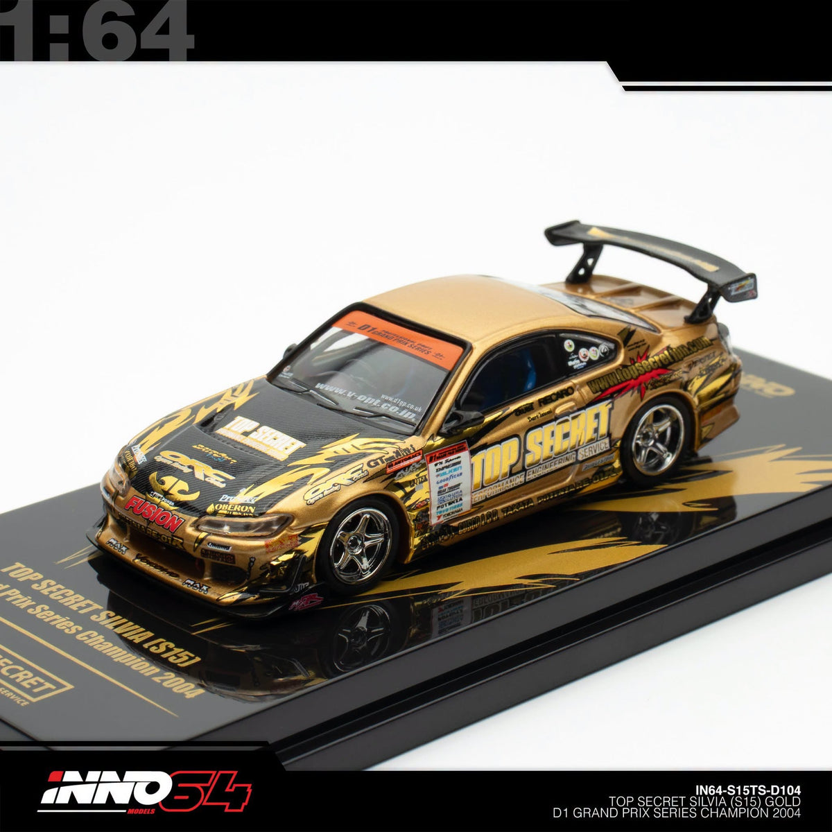 INNO64 - TOP SECRET Silvia (S15) D1GP, Gold  - IN64-S15TS-D104