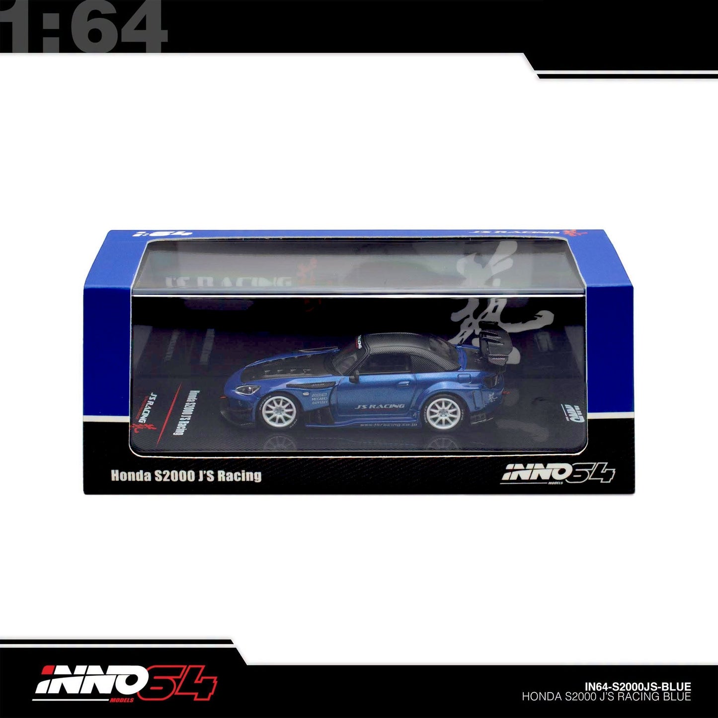 INNO64 - Pre-Order - Honda S2000 (AP1) J´S Racing - IN64-S2000JS-BLUE