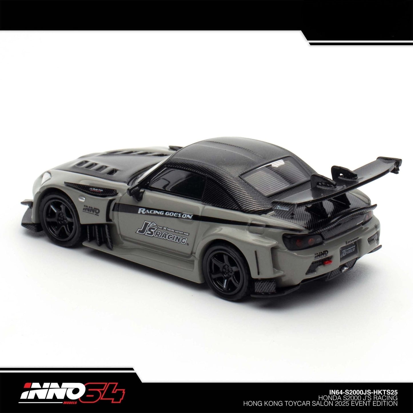 INNO64 - HONDA S2000 J'S Racing Hong Kong Toy Car Salon 2025 - IN64-S2000JS-HKTS25