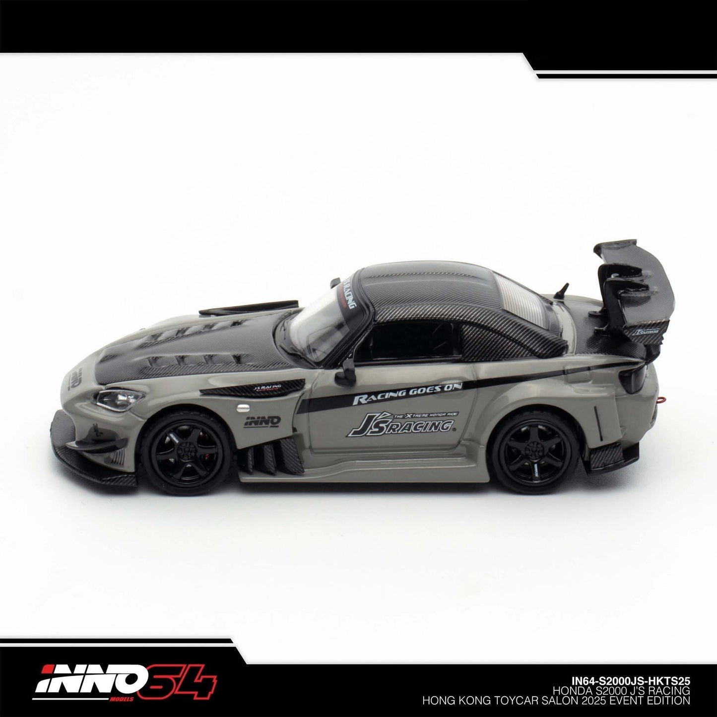 INNO64 - HONDA S2000 J'S Racing Hong Kong Toy Car Salon 2025 - IN64-S2000JS-HKTS25