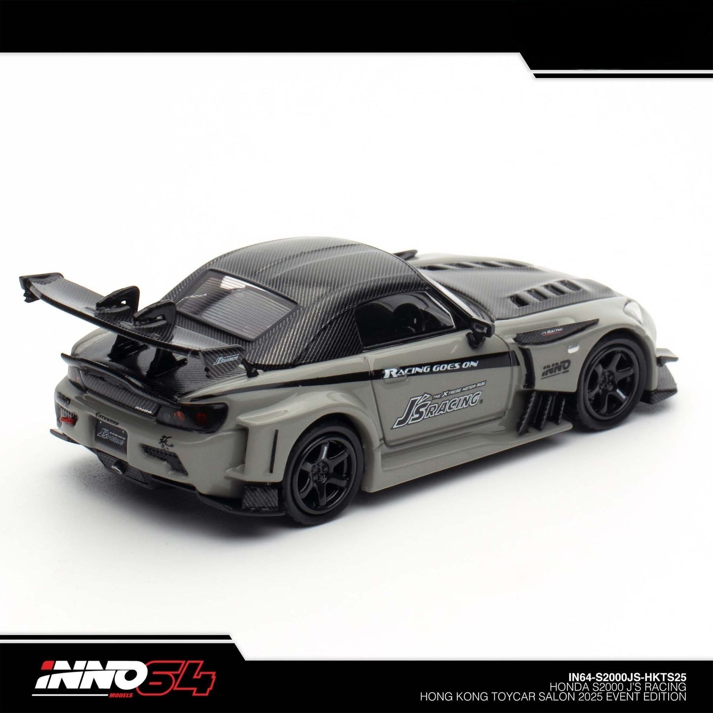INNO64 - HONDA S2000 J'S Racing Hong Kong Toy Car Salon 2025 - IN64-S2000JS-HKTS25