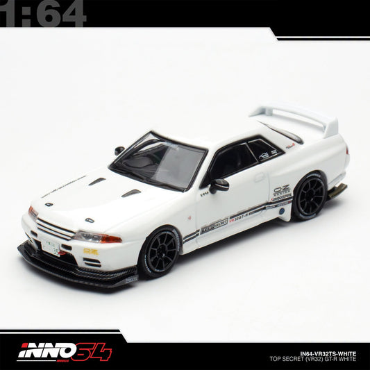 INNO64 - Pre-Order - Top Secret Skyline GT-R (R32), white - IN64-VR32TS-WHITE