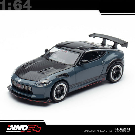 INNO64 - Pre-Order - TOP SECRET FAIRLADY Z (RX34) Stealth Gray - IN64-Z34TS-SG