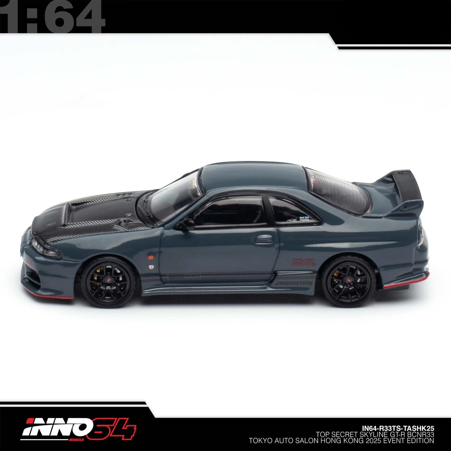 INNO64 - Top Secret Nissan Skyline GT-R (BCNR33) Tokyo Auto Salon Hong Kong 2025 - IN64-R33TS-TASHK25