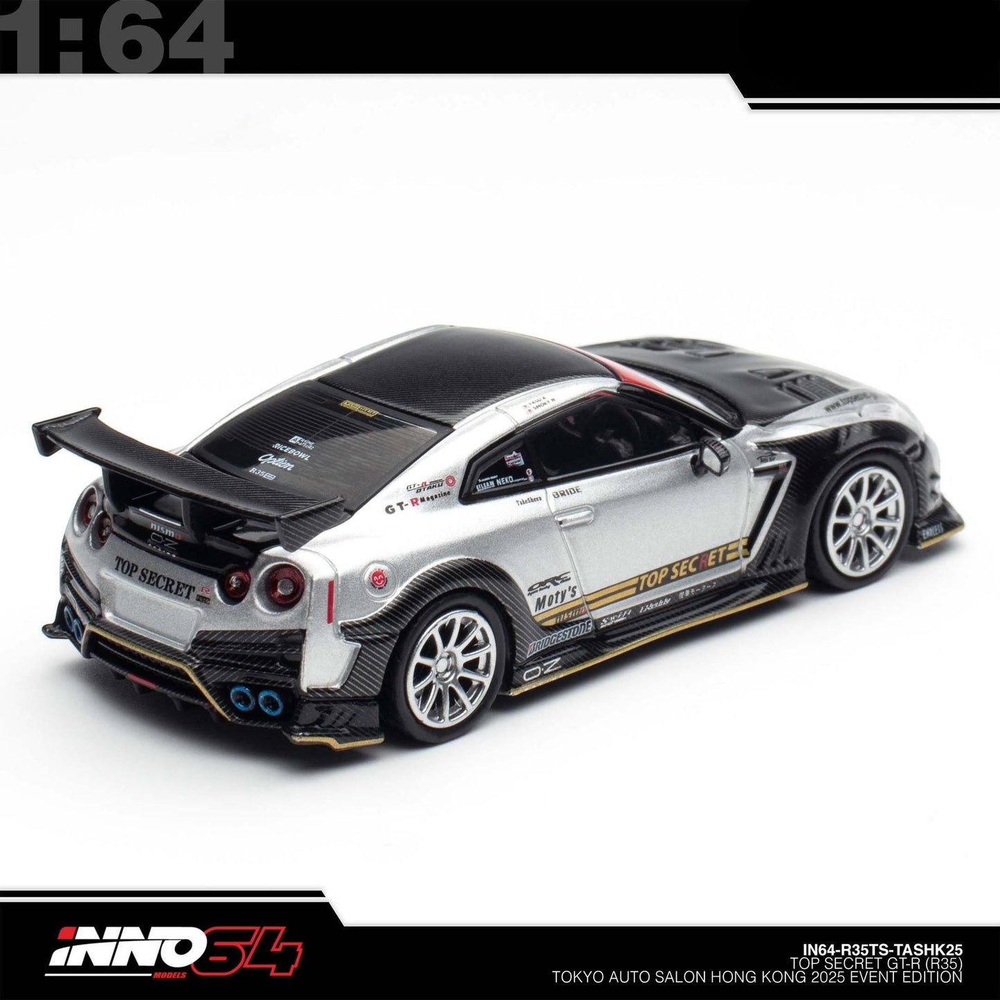 INNO64 - Top Secret Nissan GT-R (R35) Tokyo Auto Salon Hong Kong 2025 - IN64-R35TS-TASHK25