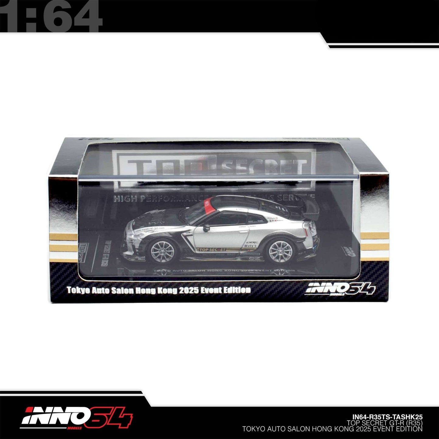 INNO64 - Top Secret Nissan GT-R (R35) Tokyo Auto Salon Hong Kong 2025 - IN64-R35TS-TASHK25