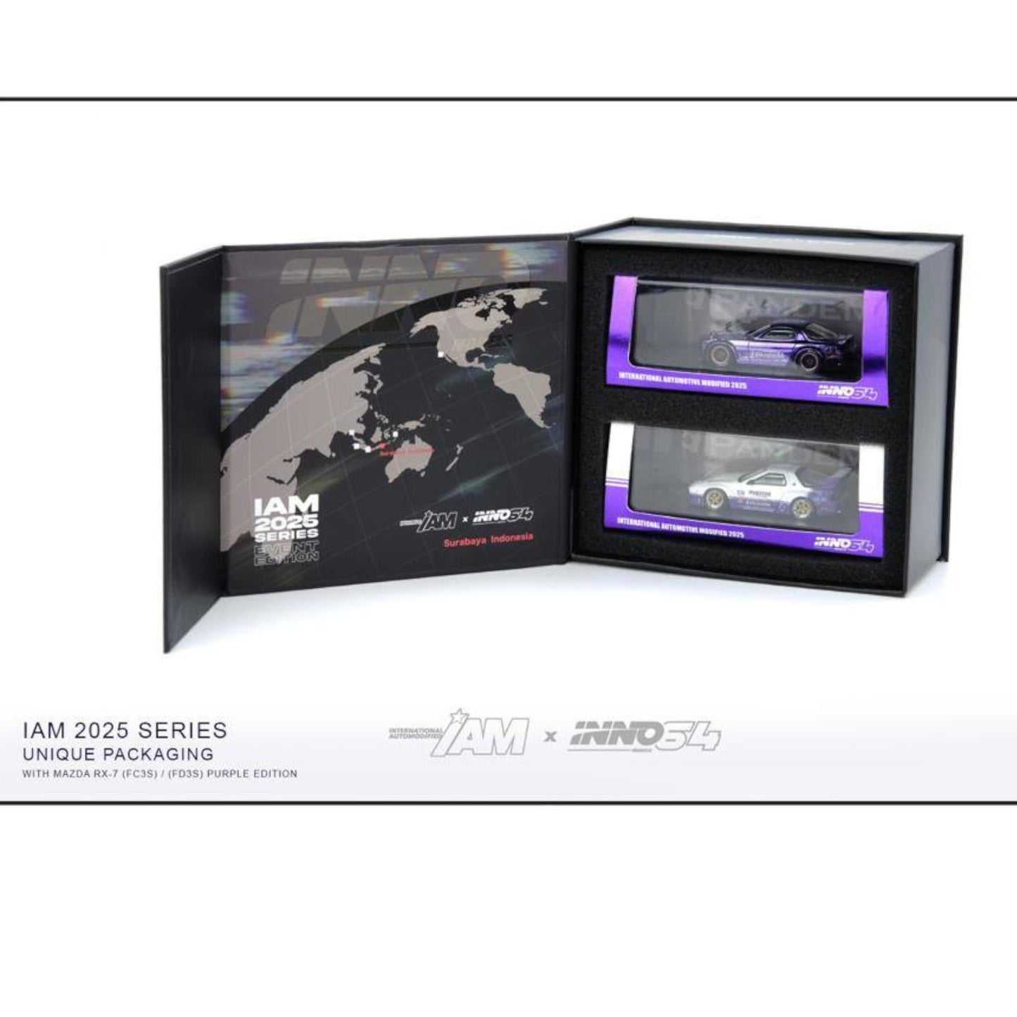 INNO64 - Pre-Order - IAM Surabaya 2025 Event Edition - Mazda RX-7 Rocket Bunny BoxSet