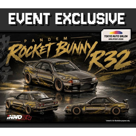 INNO64 - Pre-Order - Pandem Rocket Bunny R32 Boxset - Tokyo Auto Salon 2026