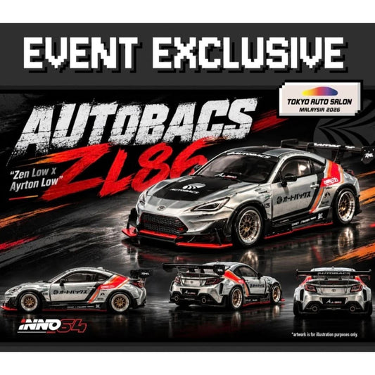INNO64 - Pre-Order - Autobacs ZL86 Zen Low x Ayrton Low - Tokyo Auto Salon 2026
