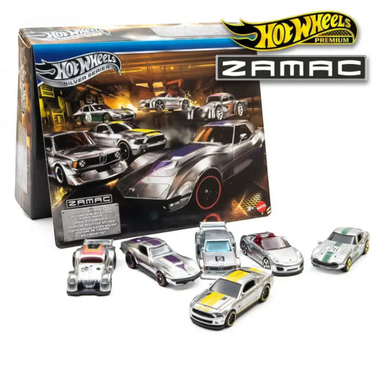 Hot Wheels 2025 - *Silver Series* Euro Style - 6-Pack *Zamac* - JBL26
