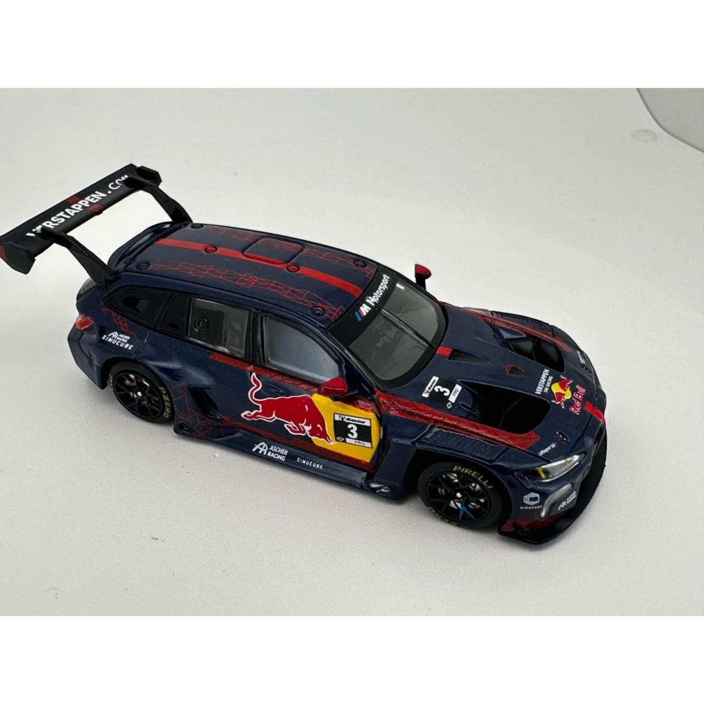 Jicar Models - BMW M3 G81 Touring 24h - Matte Blue RedBull - JC64-M3T-RBU