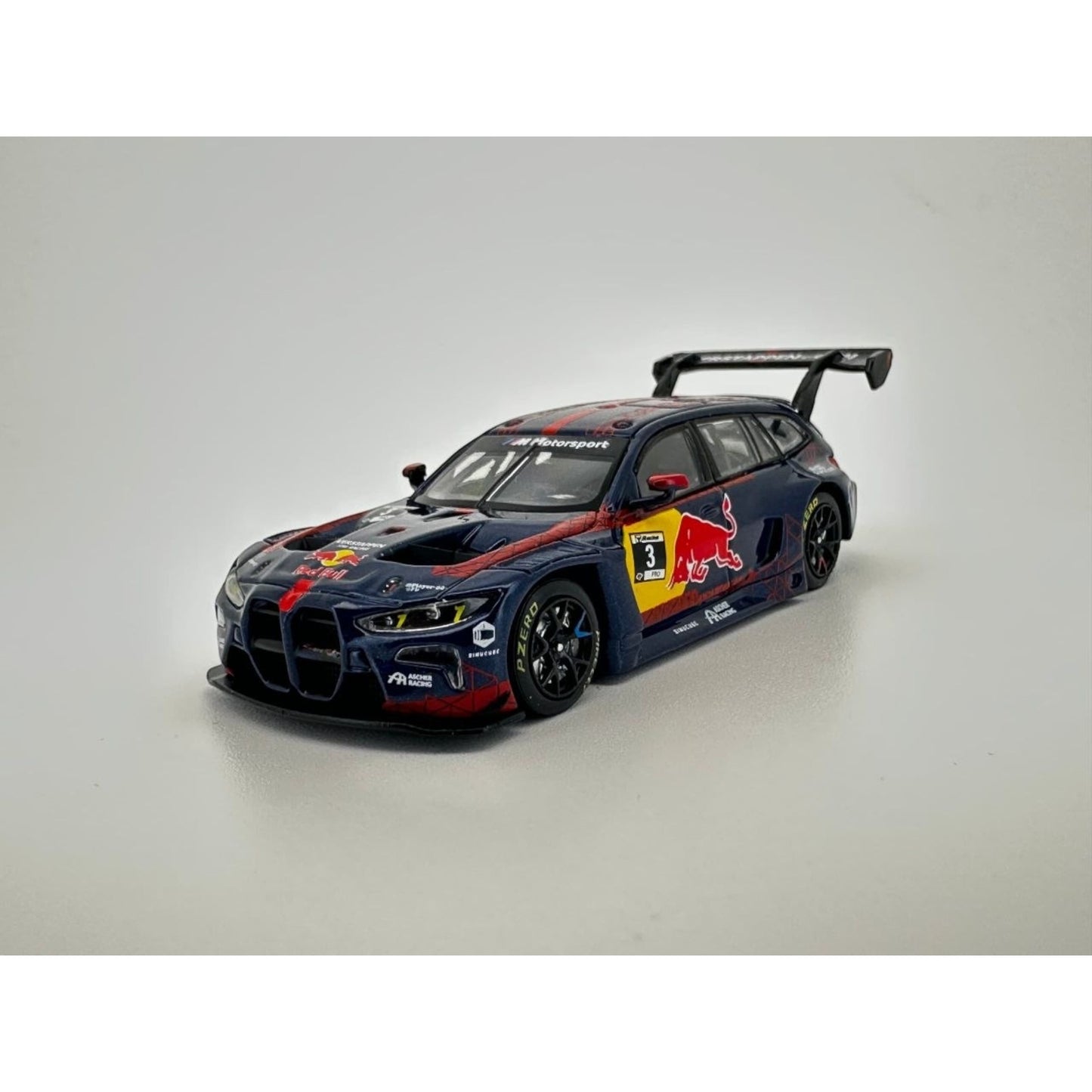 Jicar Models - BMW M3 G81 Touring 24h - Matte Blue RedBull - JC64-M3T-RBU