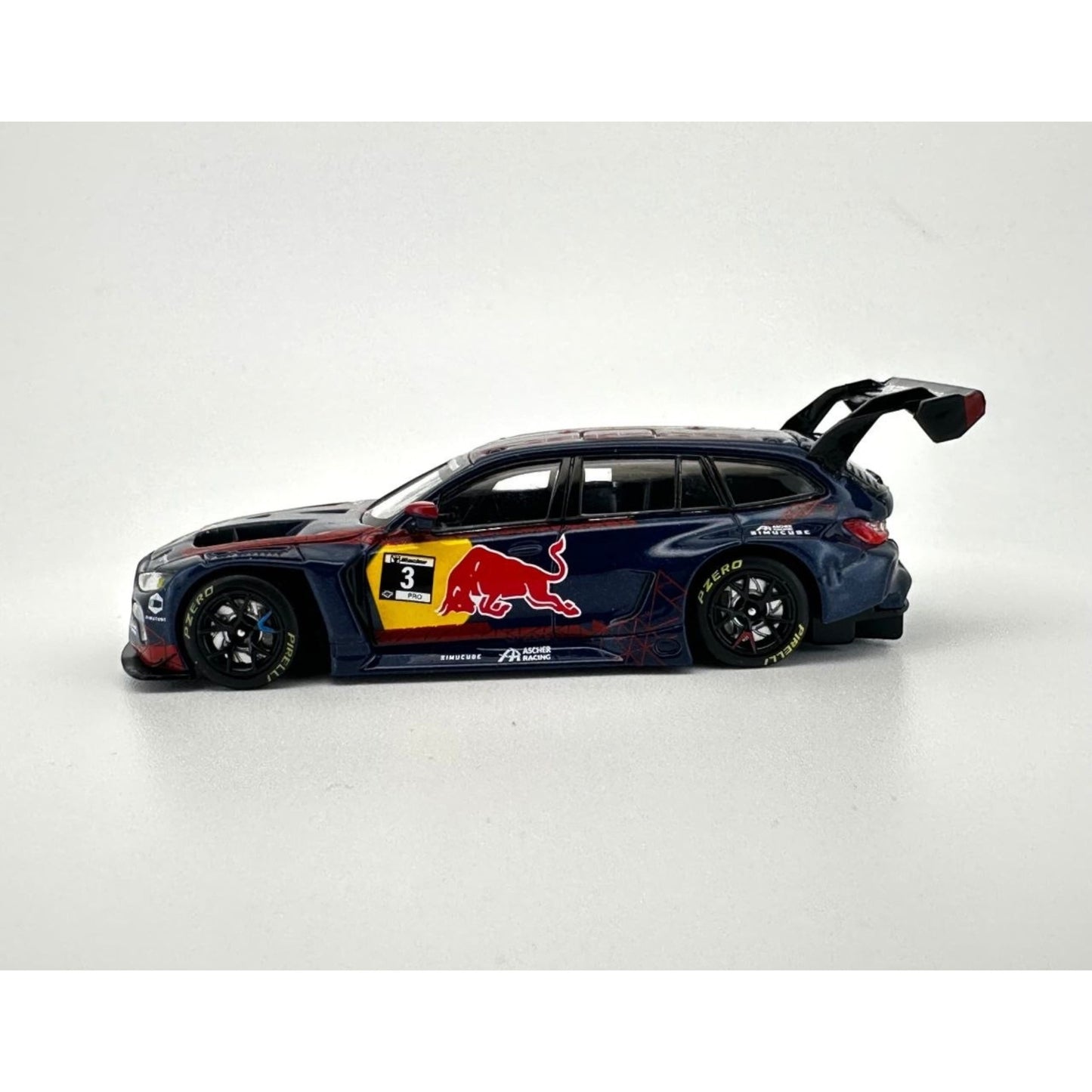 Jicar Models - BMW M3 G81 Touring 24h - Matte Blue RedBull - JC64-M3T-RBU