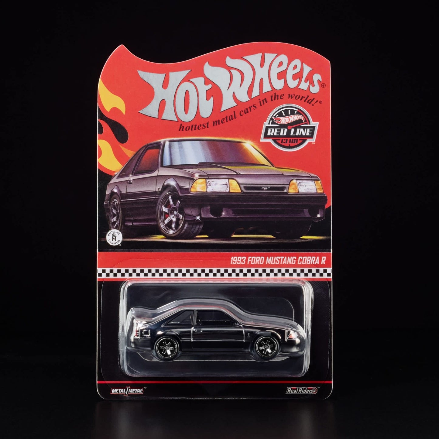 Hot Wheels Collector 2025 - RLC Exclusive - 1993 Ford Mustang Cobra R, Spectraflame Shadowchrome - JCP24