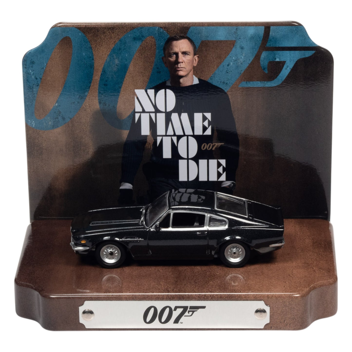 Johnny Lightning - 1987 Aston Martin V8 - James Bond - Diorama - JLSP119