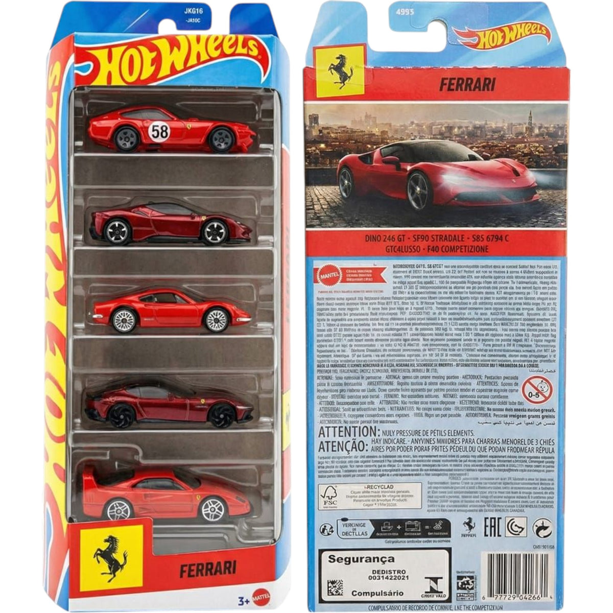 Hot Wheels 2026 - Ferrari - 5-Pack - JLN12
