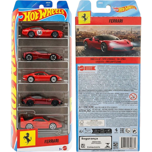 Hot Wheels 2026 - Ferrari - 5-Pack - JLN12