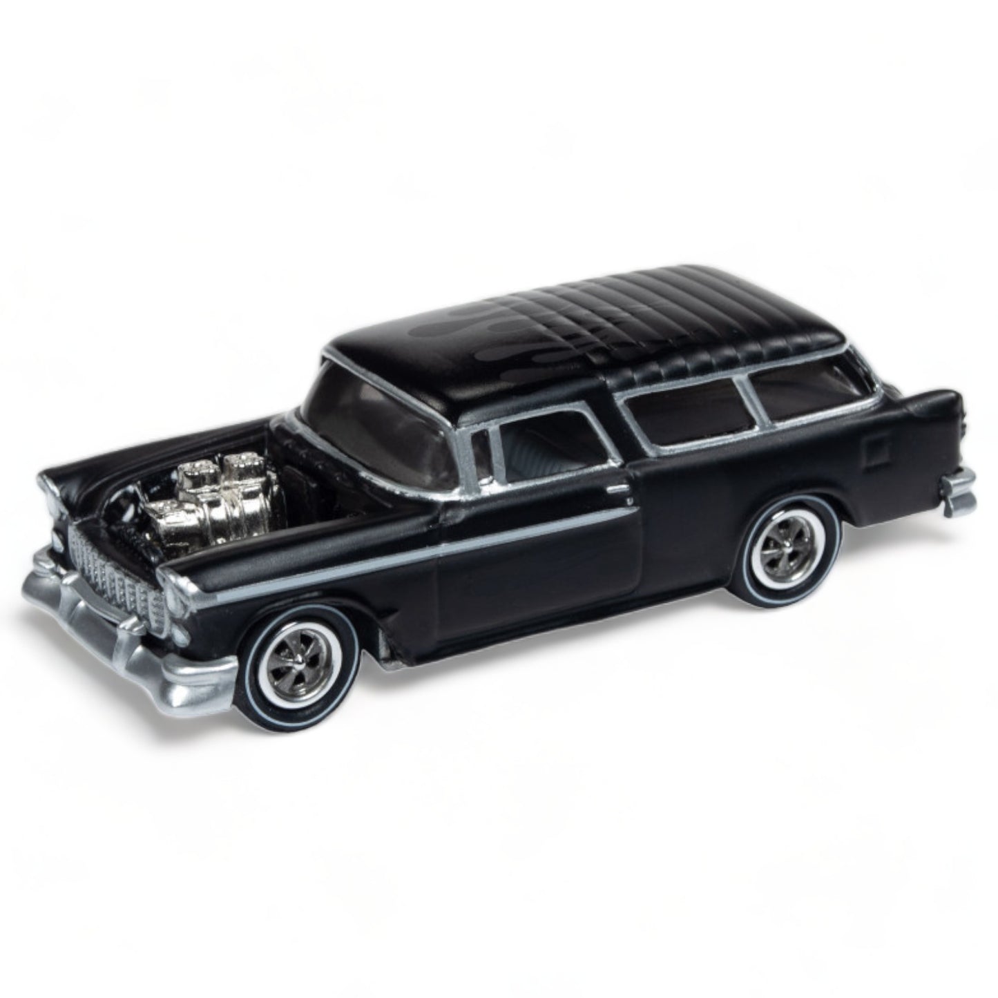 Johnny Lightning - Street Freaks - 1955 Chevrolet Nomad (Blacked Out) - 1:64