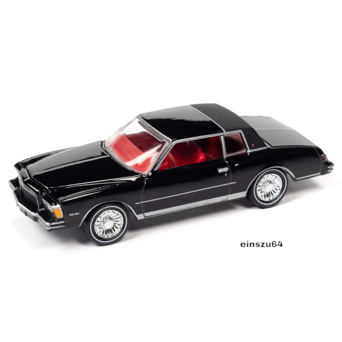 Johnny Lightning - Muscle Cars - 1978 Chevrolet Monte Carlo, black - JLSP196A