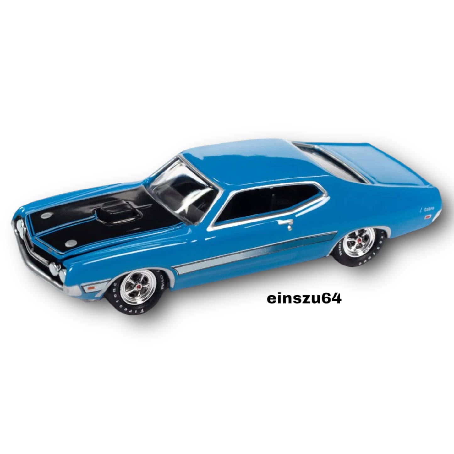 Johnny Lightning - 1971 Ford Torino Cobra *MCACN*, grabber blue - JLSP287A