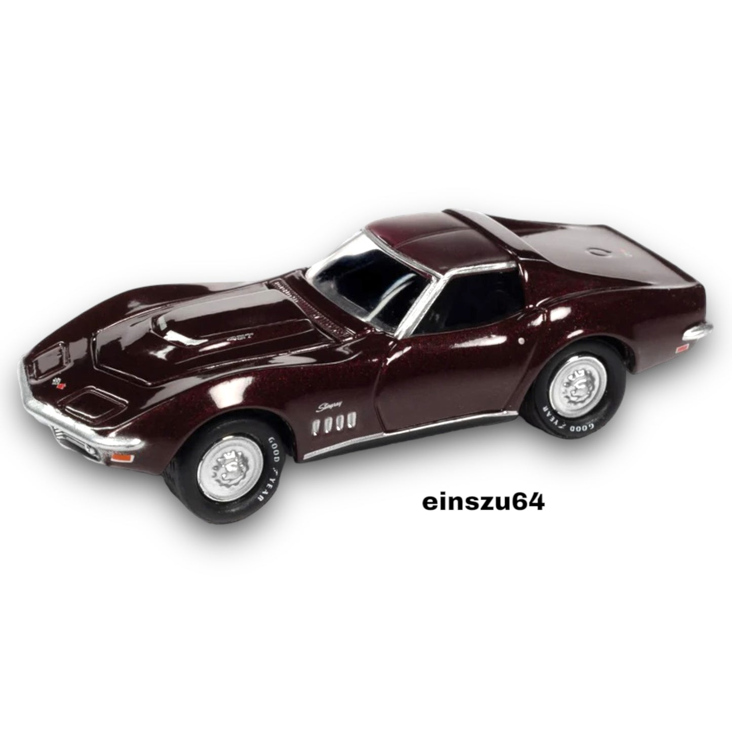 Johnny Lightning - 1969 Chevrolet Corvette 427 *MCACN*, garnet red - JLSP291A