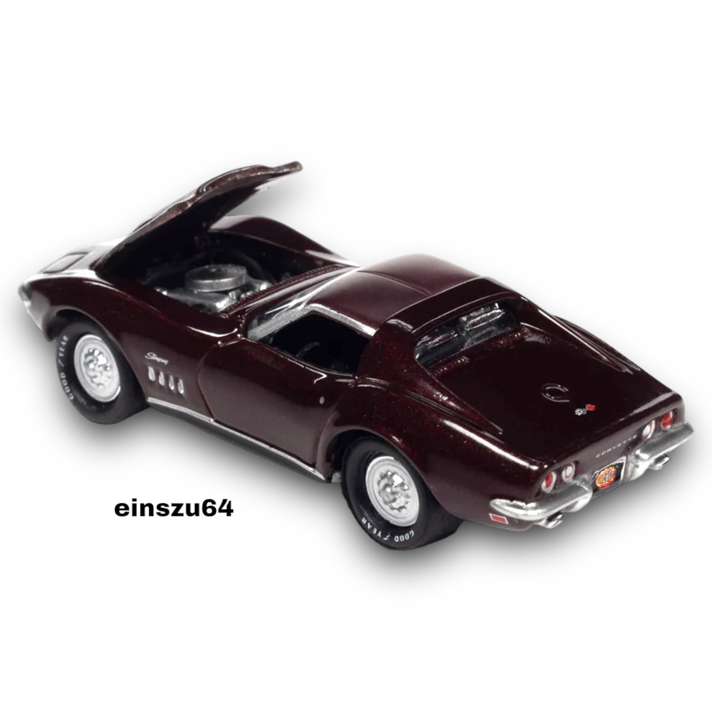 Johnny Lightning - 1969 Chevrolet Corvette 427 *MCACN*, garnet red - JLSP291A