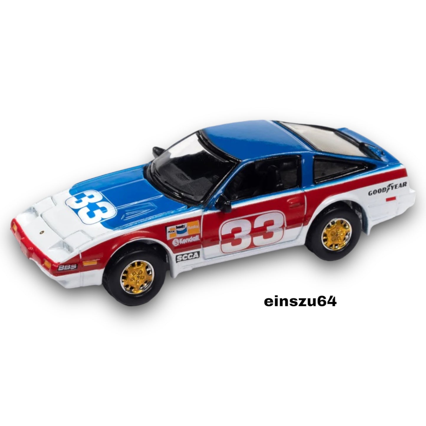 Johnny Lightning - 1985 Nissan 300ZX #33 *Import Heat GT*, white/blue - JLSP298A