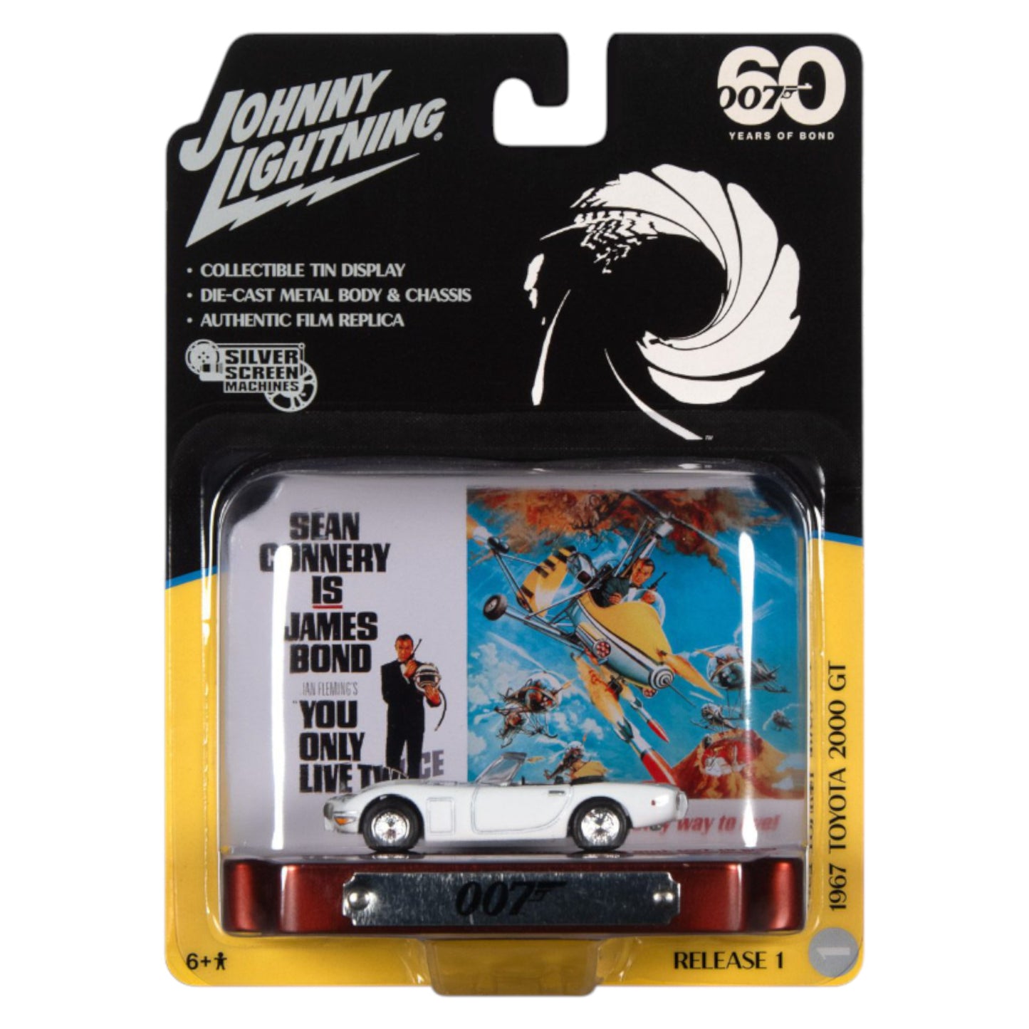 Johnny Lightning - Toyota 2000 GT - James Bond - You Only Live Twice - Diorama - JLSP305 - 1:64 (Kopie)