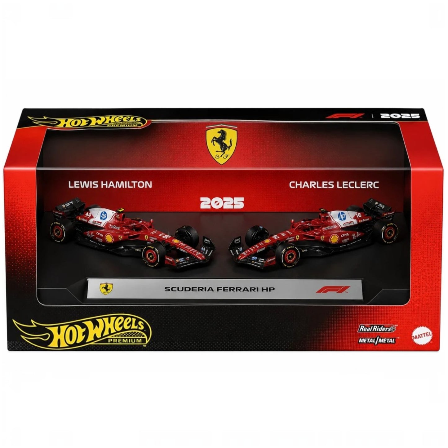 Hot Wheels 2026 Pre-Order - Formula 1 Scudaria Ferrari - Lewis Hamilton & Charles Leclerc 2 Pack - JMM99