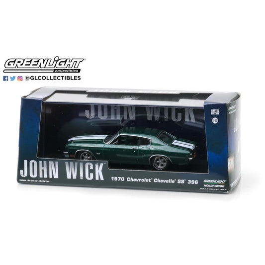 Greenlight - 1970 Chevrolet Chevelle SS 396 - John Wick - 86541 - 1:43 - Hollywood