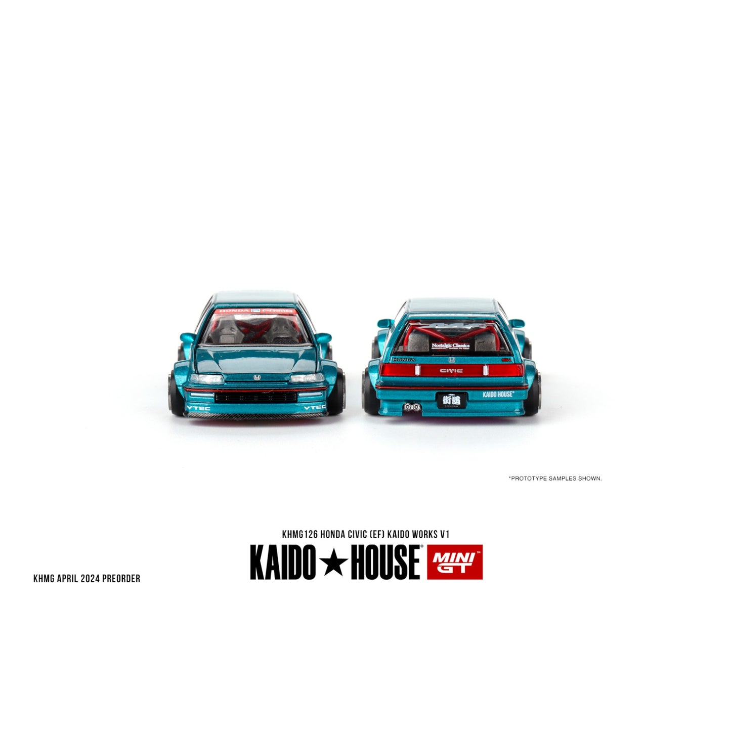 Mini GT Kaido House - Honda Civic (EF) Kaido Works V1 - KHMG126 - 1:64